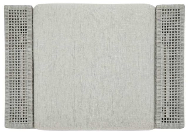 Signature Design by Ashley® Seton Creek Gray Outdoor Ottoman with Cushion-3