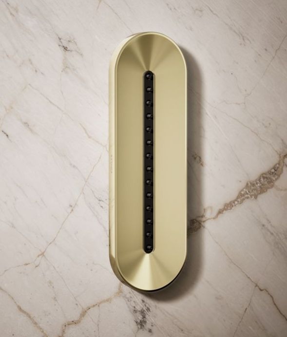 KOHLER® Statement® Vibrant French Gold 2.5 GPM Oblong Vichy Single-Function Body Spray-1