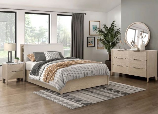 Homelegance® Matteo Light Oak/White Nightstand-1