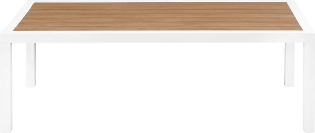 Meridian Furniture Nizuc Brown Polywood Outdoor Patio Coffee Table-1