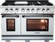 Vezeni Randolph Collection 48" Stainless Steel Pro Style Gas Range-0