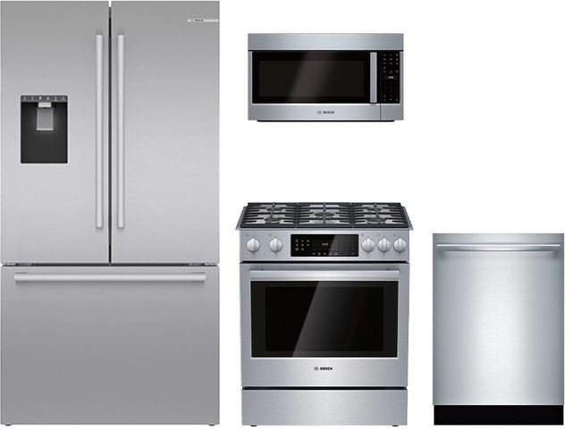 Bosch® 4 Piece Stainless Steel Kitchen Package-0