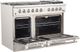 FORNO® Alta Qualita 48" Stainless Steel Freestanding Gas Range-4