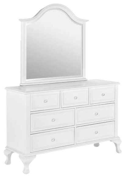 Elements International Jesse 4-Piece White Youth Full Panel Bedroom Set-2