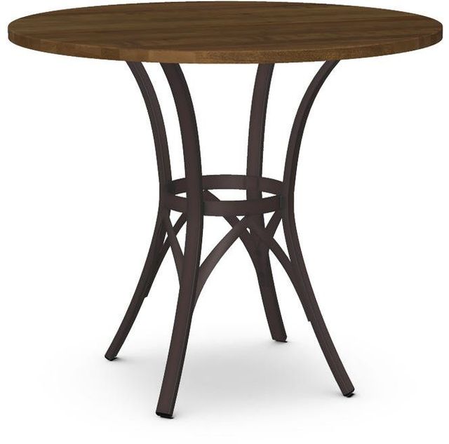 Amisco Customizable Kai Solid Birch Counter Height Table with 1.06" Thick Tabletop-0