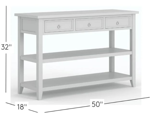 Jofran Inc. Bakersfield Brown Sofa Table-2