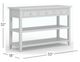 Jofran Inc. Bakersfield Brown Sofa Table-2