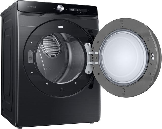 Samsung 7.5 Cu. Ft. Brushed Black Front Load Gas Dryer-4