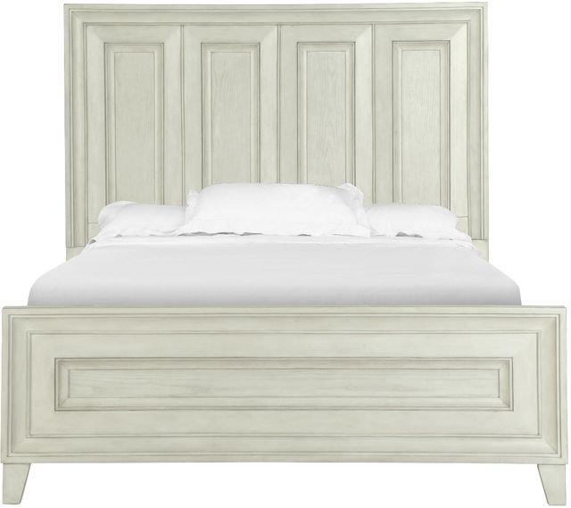 Magnussen Home® Raelynn Weathered White Complete California King Panel Bed-2