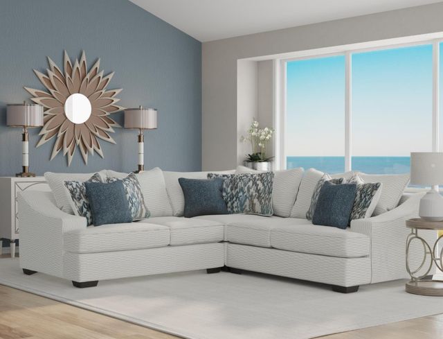 Corinthian Furniture Rio 3-Piece Cream Modular Sectional-1
