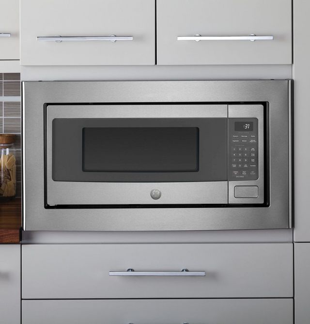 GE Profile™ 1.1 Cu. Ft. Stainless Steel Countertop Microwave-3