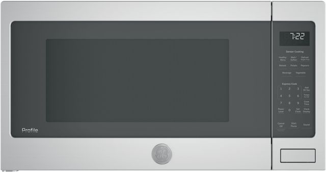 GE Profile™ 2.2 Cu. Ft. Stainless Steel Countertop Sensor Microwave-0
