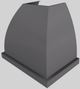 Vent-A-Hood® Designer Series 36" Gunsmoke Wall Mounted Range Hood-5