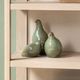 Crestview Collection Partridge 3-Piece Green Statue Set-1
