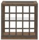 Liberty Furniture Bayhill Trellis Glass Top End Table with Black/Honey Base-3