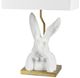 Crestview Collection Bunny Love Chalk White Table Lamp-1