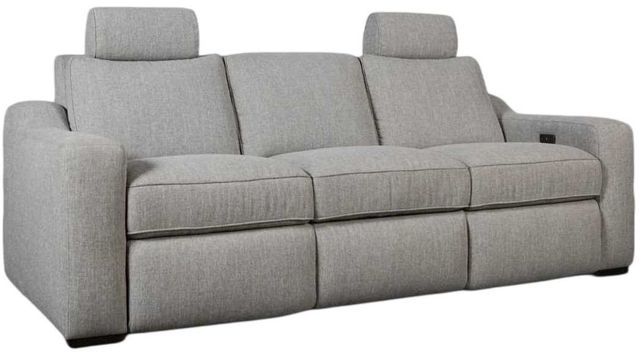 Liberty Furniture Archer Hampstead Dove Power Footrest and Zero Wall Reclining Sofa-0