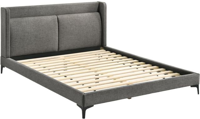 Armen Living Legend Gray Queen Platform Bed-0