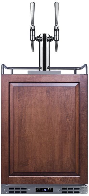 Summit® 24" Panel Ready Built In Kegerator-1