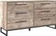 Signature Design by Ashley® Neilsville 5-Piece Whitewash Queen Panel Platform Bed Set-2