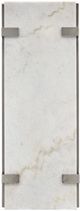Magnussen Home® Paradox Pearl White Rectangular Sofa Table with Platinum Frame -4
