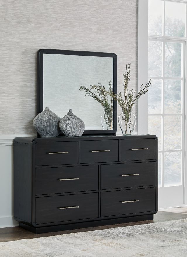 Signature Design by Ashley® Rowanbeck Black Bedroom Mirror-2