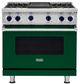 Viking® 7 Series 36" Ivy Pro Style Liquid Propane Gas Range-0