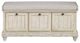 Mazin Furniture Woodwell Antique White Bench-0