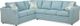 Braxton Culler Northfield 2-Piece Light Blue Sectional Set-0