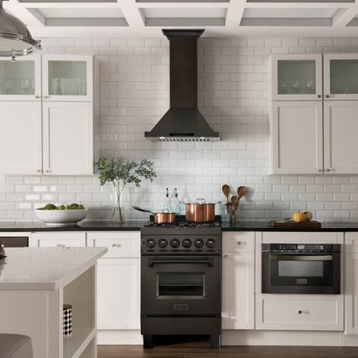 ZLINE 24" Black Stainless Steel Wall Mounted Range Hood-1