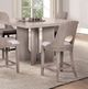 Furniture of America® Sterling West 7-Piece White Oak Counter Table Set-1