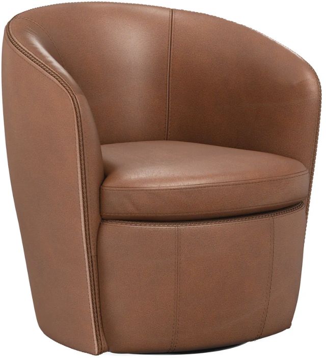 Parker House® Barolo Vintage Whiskey Swivel Club Chair-0