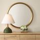 Uttermost® Atkinson Antique Brass Round Mirror-1
