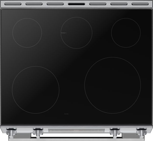 Bosch® 100 Series 30" Stainless Steel Slide-In Electric Range-3