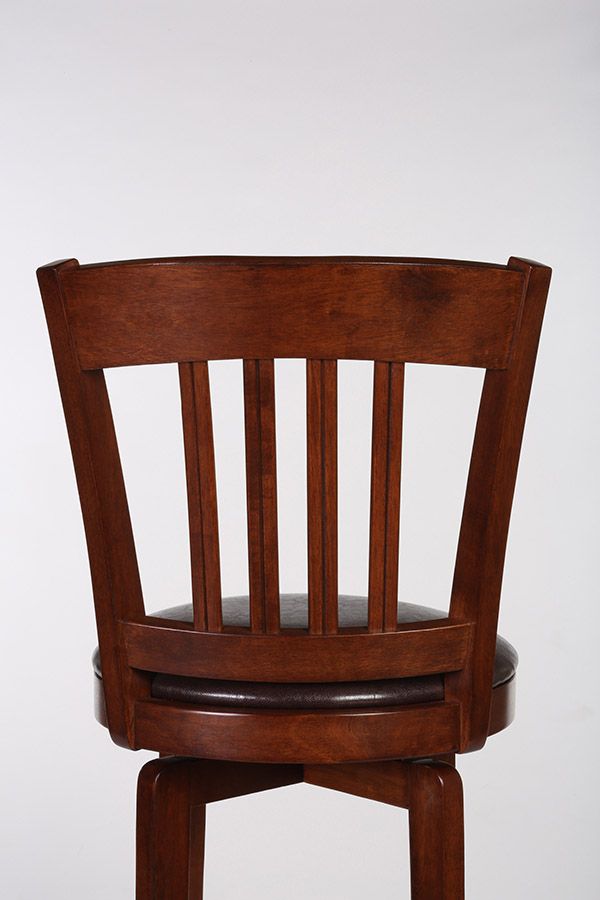 HH2 Home Canton Brown Swivel Bar Stool-2