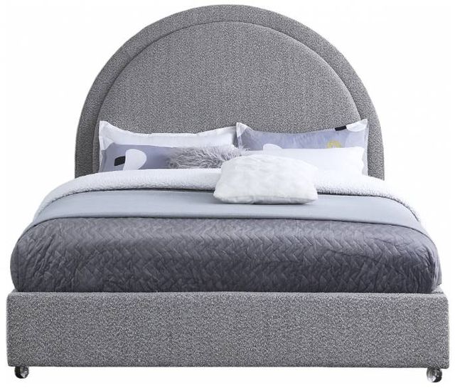 Meridian Furniture Milo Grey Full Bed-1