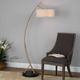 Uttermost® Vardar Brushed Brass Floor Lamp-1
