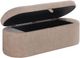 Crown Mark Philipa Mauve Tweed Storage Bench-3