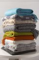 Surya Teegan Pale Blue 55"x78" Throw Blanket-3