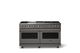 Viking® 5 Series 60" Damascus Gray Pro Style Gas (NG) Range with Polished Chrome Trim-0