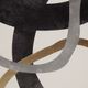 Olliix by Madison Park Moving Midas 2 Piece Black Abstract Gold Foil Framed Canvas Set-1
