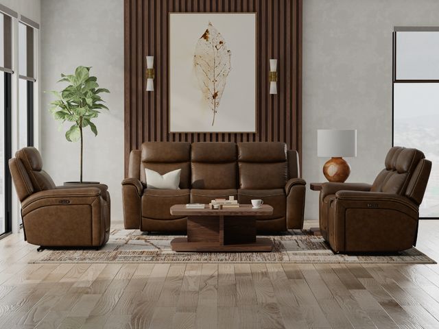 Cork Leather Power Sofa-2