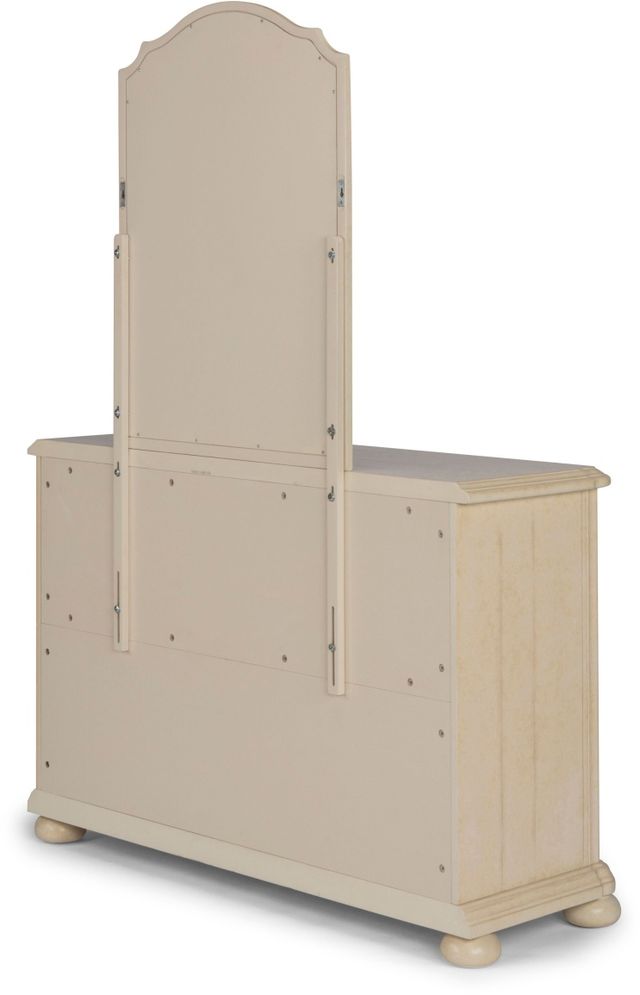 homestyles® Provence Antiqued White Dresser and Mirror-3