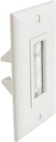 Sanus® White Cable Management Brush Wall Plate-2