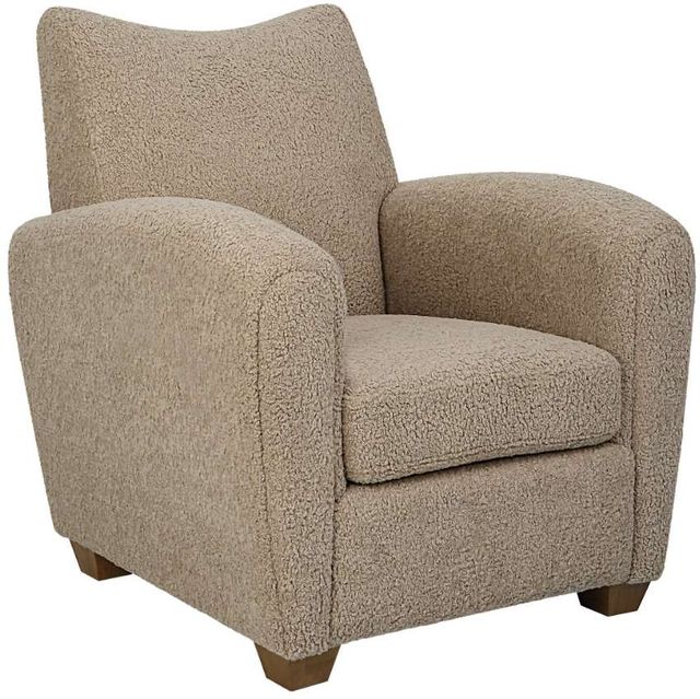Uttermost® Teddy Latte Accent Chair-0