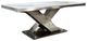 Furniture of America® Palazzo Chrome Dining Table-0