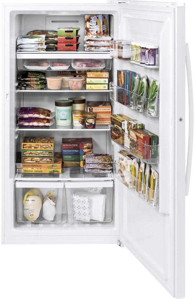 GE® 17.3 Cu. Ft. White Upright Freezer-4
