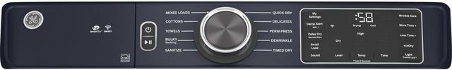 GE® 7.8 Cu. Ft. Sapphire Blue Smart Front Load Electric Dryer-2