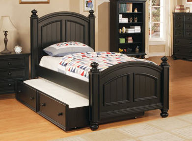 Winners Only® Cape Cod Ebony Trundle Box-0