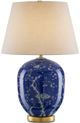 Currey & Company Sakura Blue/Off-White Table Lamp-0